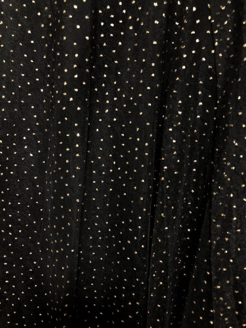 アプワイザーリッシェ　箔ラメチュールスカートニットセット