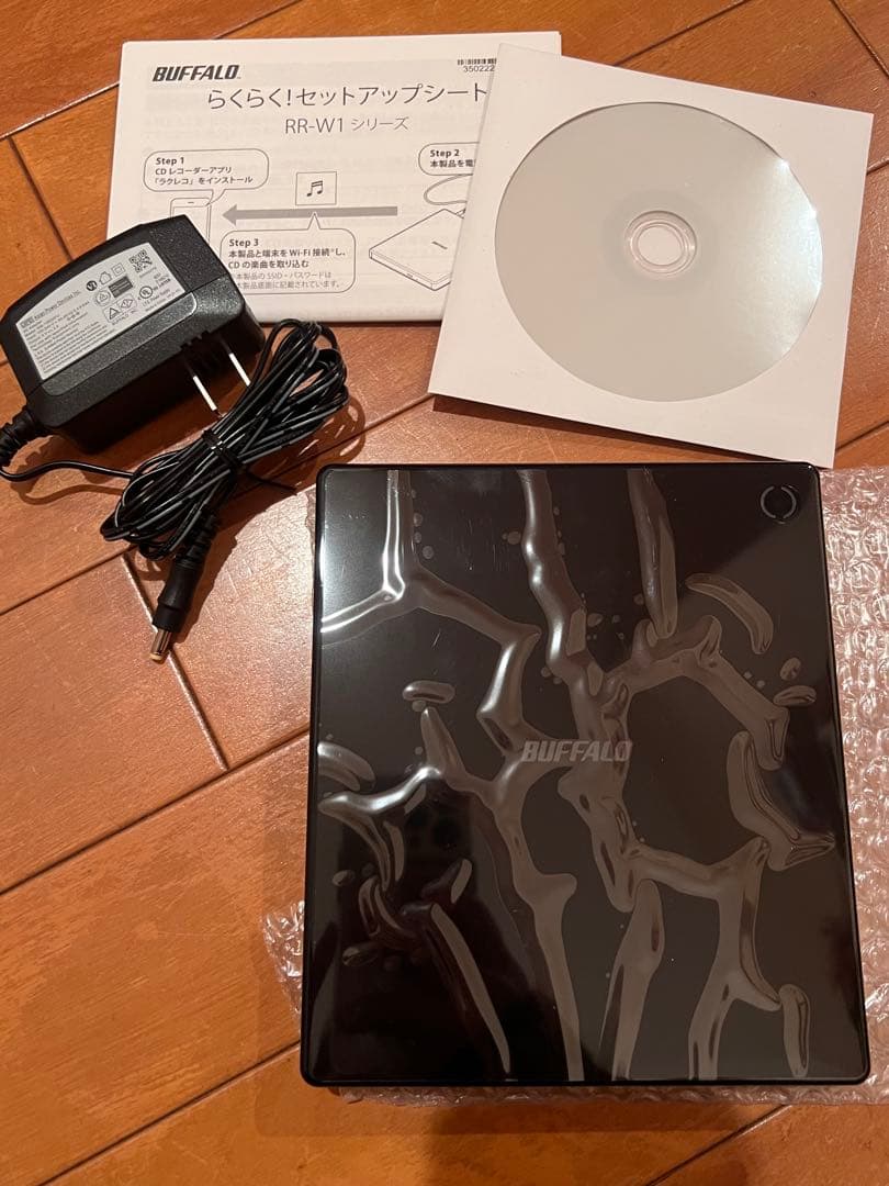 BUFFALO RR-W1 CD-RWドライブ ラクレコ Wi-Fiモデル
