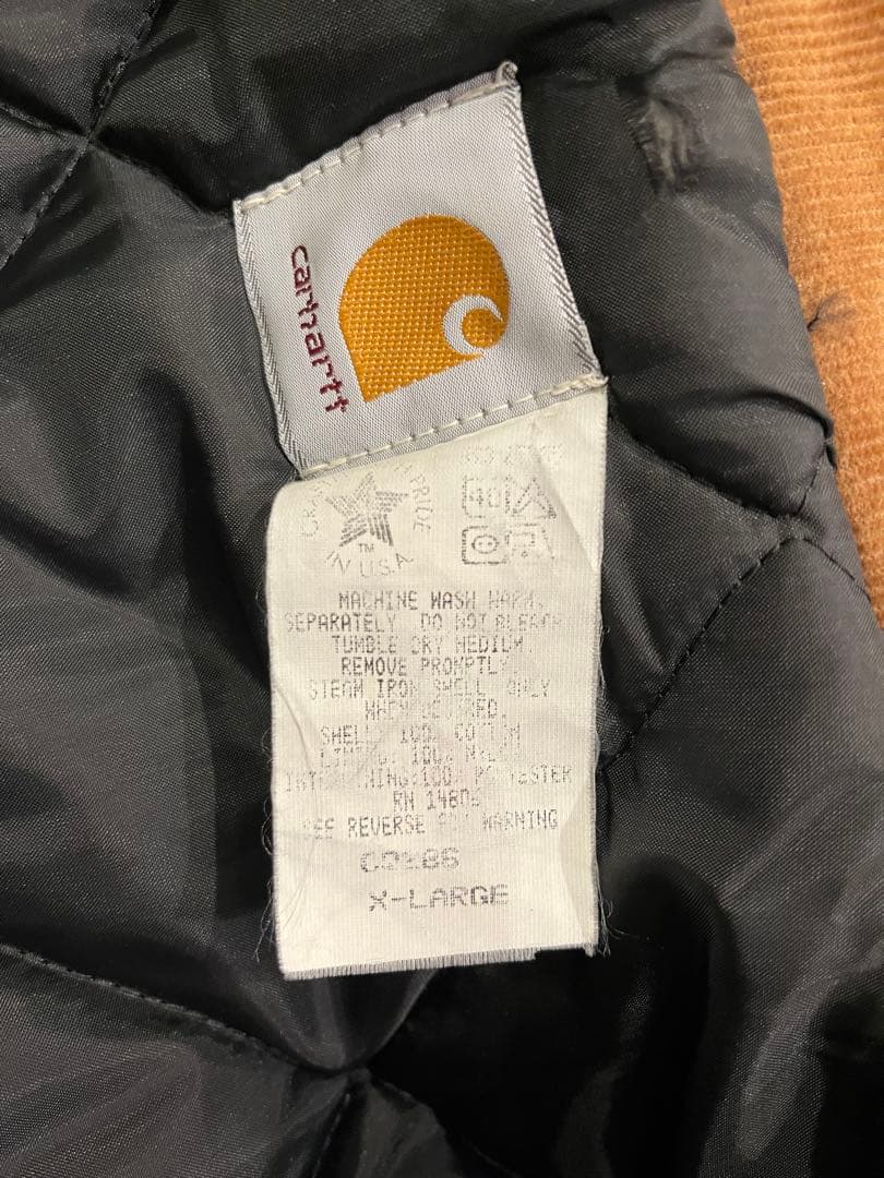 カーハート カバーオール　チョアコート　デトロイトジャケット　フェード