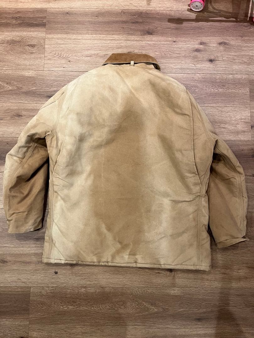 カーハート カバーオール　チョアコート　デトロイトジャケット　フェード