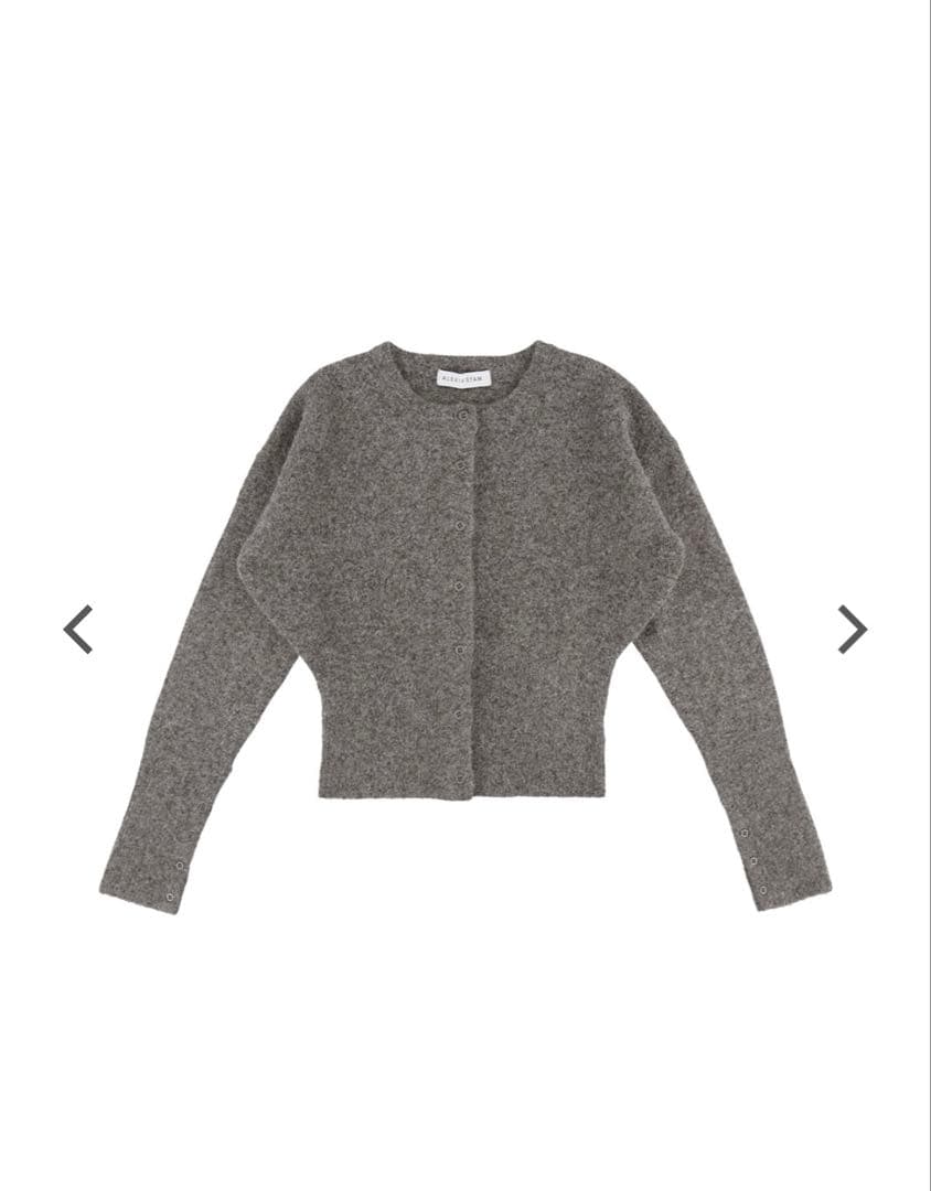 アリシアスタン Button Knit Cropped Cardigan