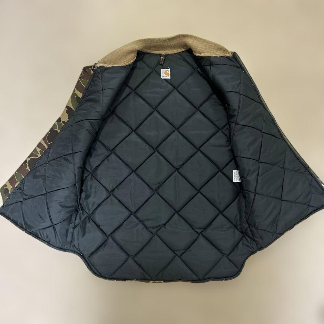 ヴィンテージ　カーハート　カモ　迷彩　ベスト　L
