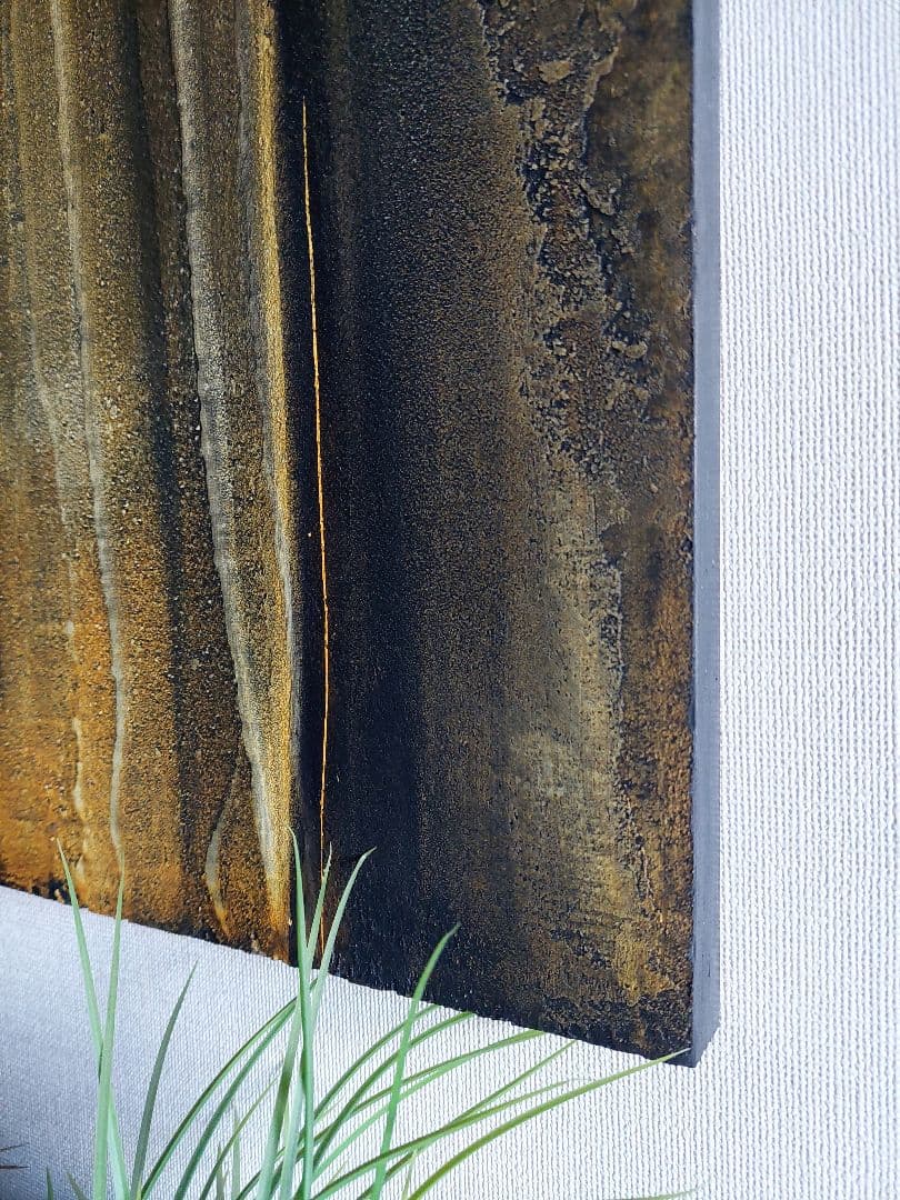 テクスチャーアート★73×51.5×2.5㎝　抽象画 現代アート　インテリア