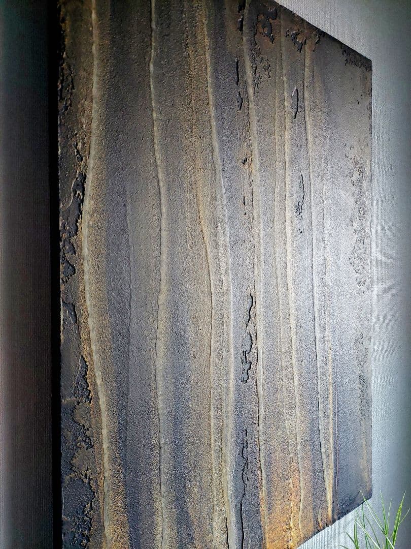 テクスチャーアート★73×51.5×2.5㎝　抽象画 現代アート　インテリア