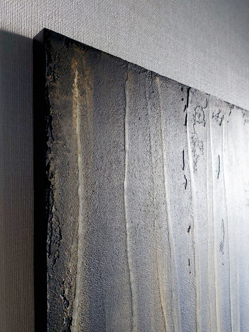 テクスチャーアート★73×51.5×2.5㎝　抽象画 現代アート　インテリア