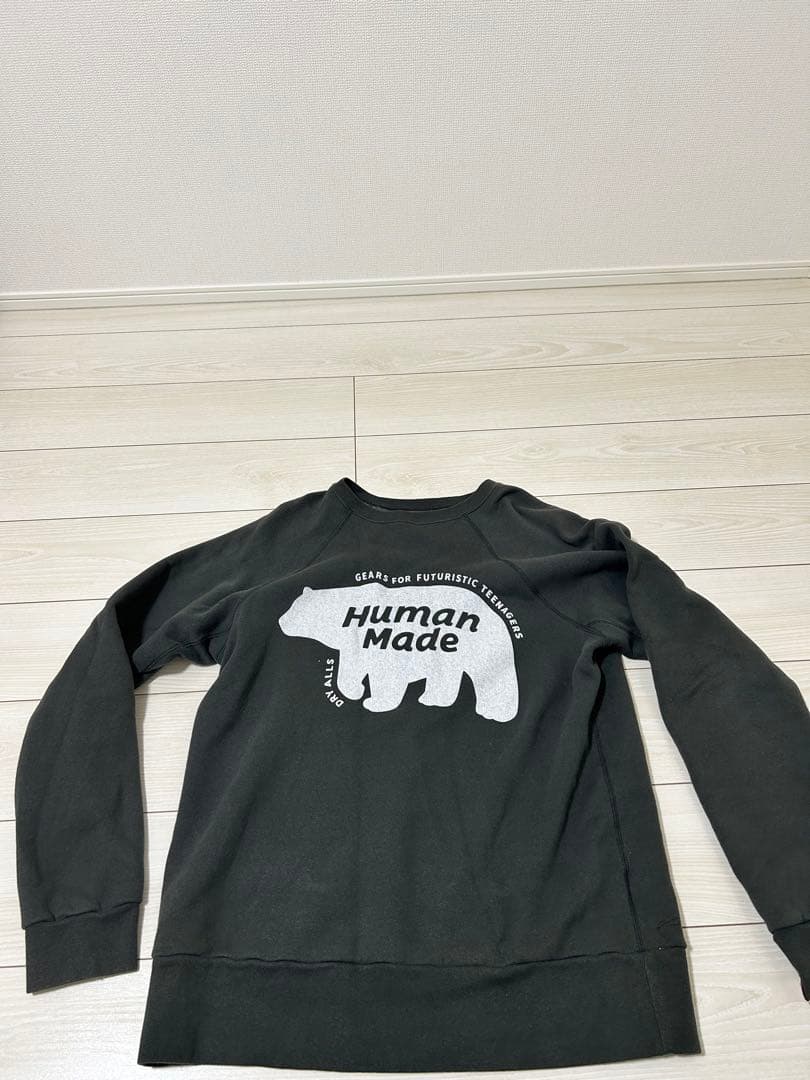 ザ*ワ様 human maid クルーネック クマモチーフXL