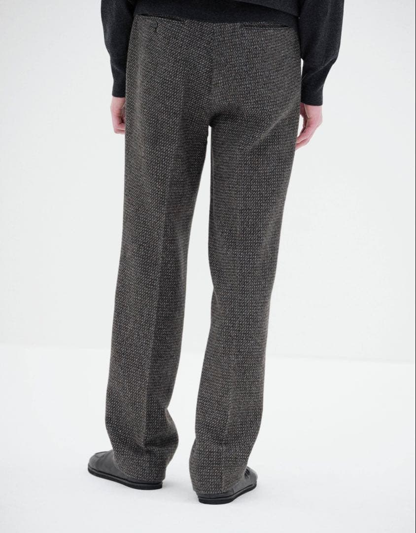 パンツ AURALEE ALPACA WOOL SILK TWEED SLACKS 3