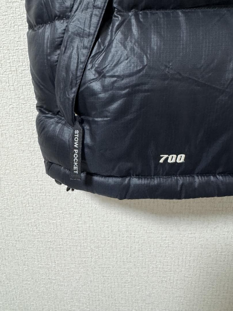 ザ・ノースフェイス ヌプシ700 ダウンベスト ブラック Lサイズ