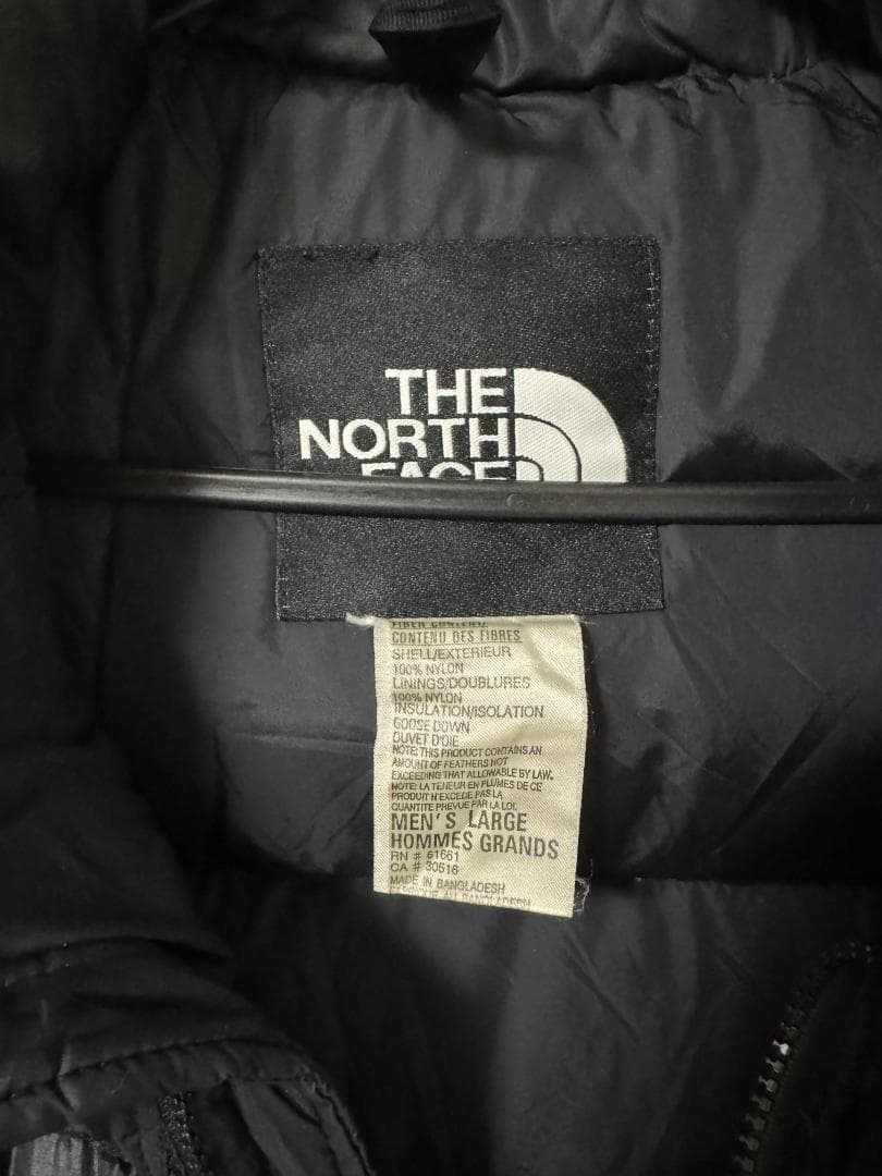 ザ・ノースフェイス ヌプシ700 ダウンベスト ブラック Lサイズ