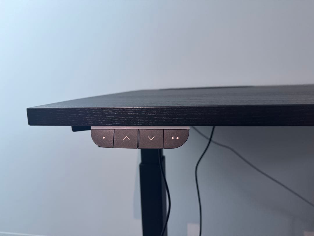 【送料込み！】IKEA ミッツォーン 昇降式デスク ブラック オフィスデスク