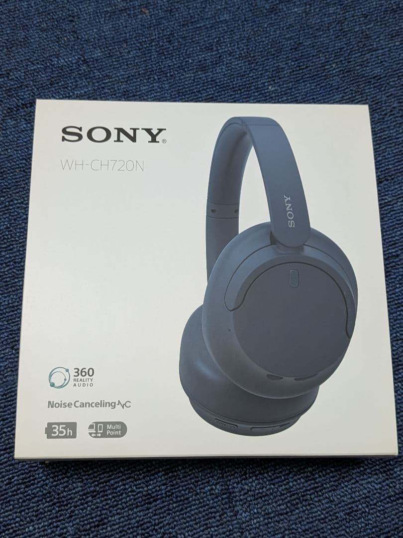 SONY ワイヤレスヘッドホン ネイビー WH-CH720N