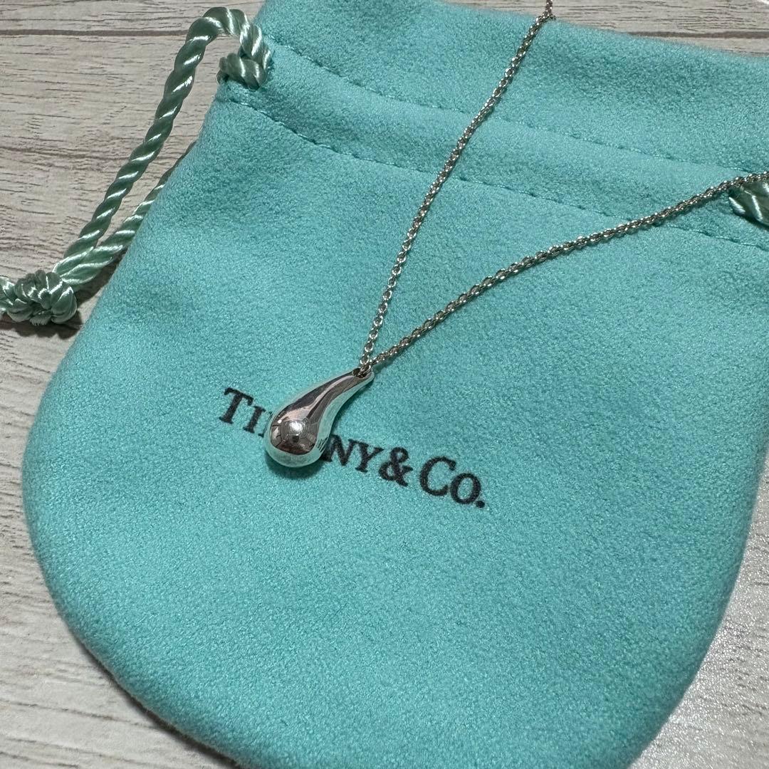 美品✨ティファニー ティアドロップ ネックレス シルバー925
