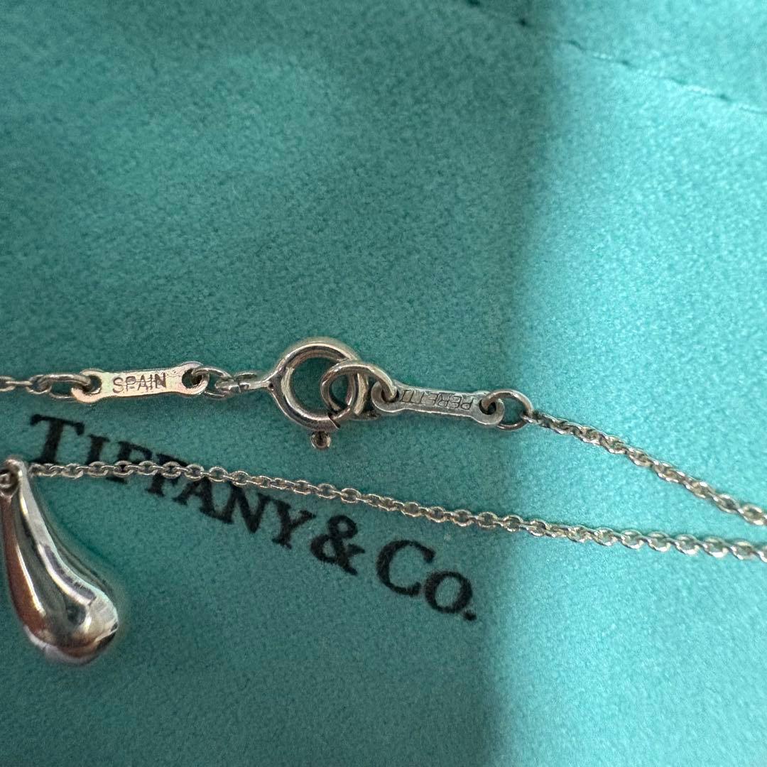 美品✨ティファニー ティアドロップ ネックレス シルバー925