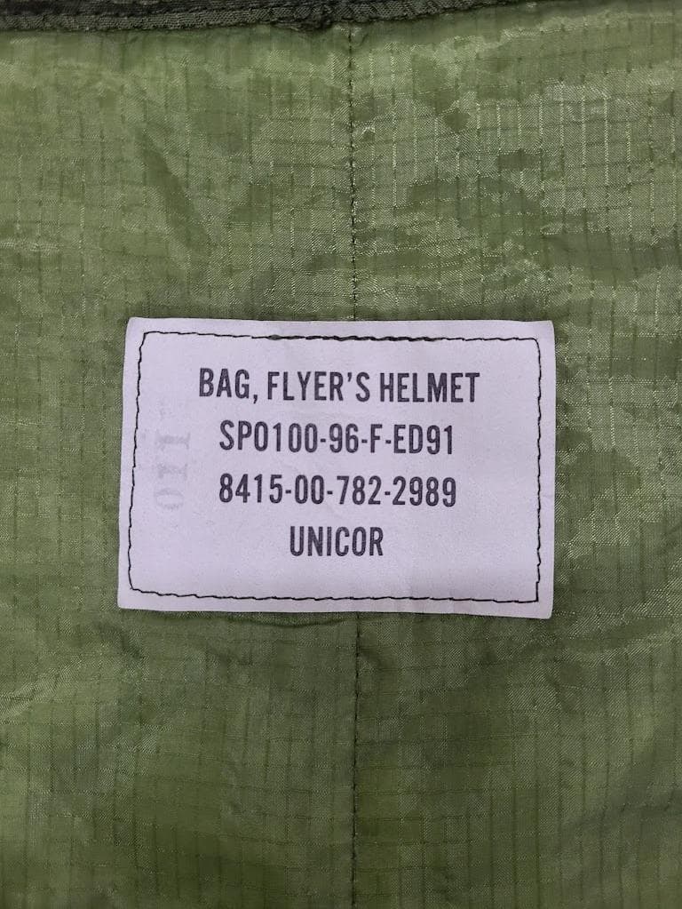 US Flyers Helmet Bag 4th 96年 ヘルメットバッグ 米軍