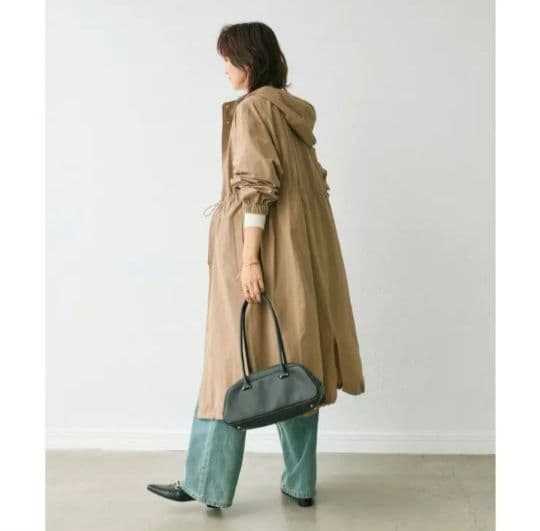 新品タグ付【RIVE DROITE】フードモッズコート　定価¥25,300