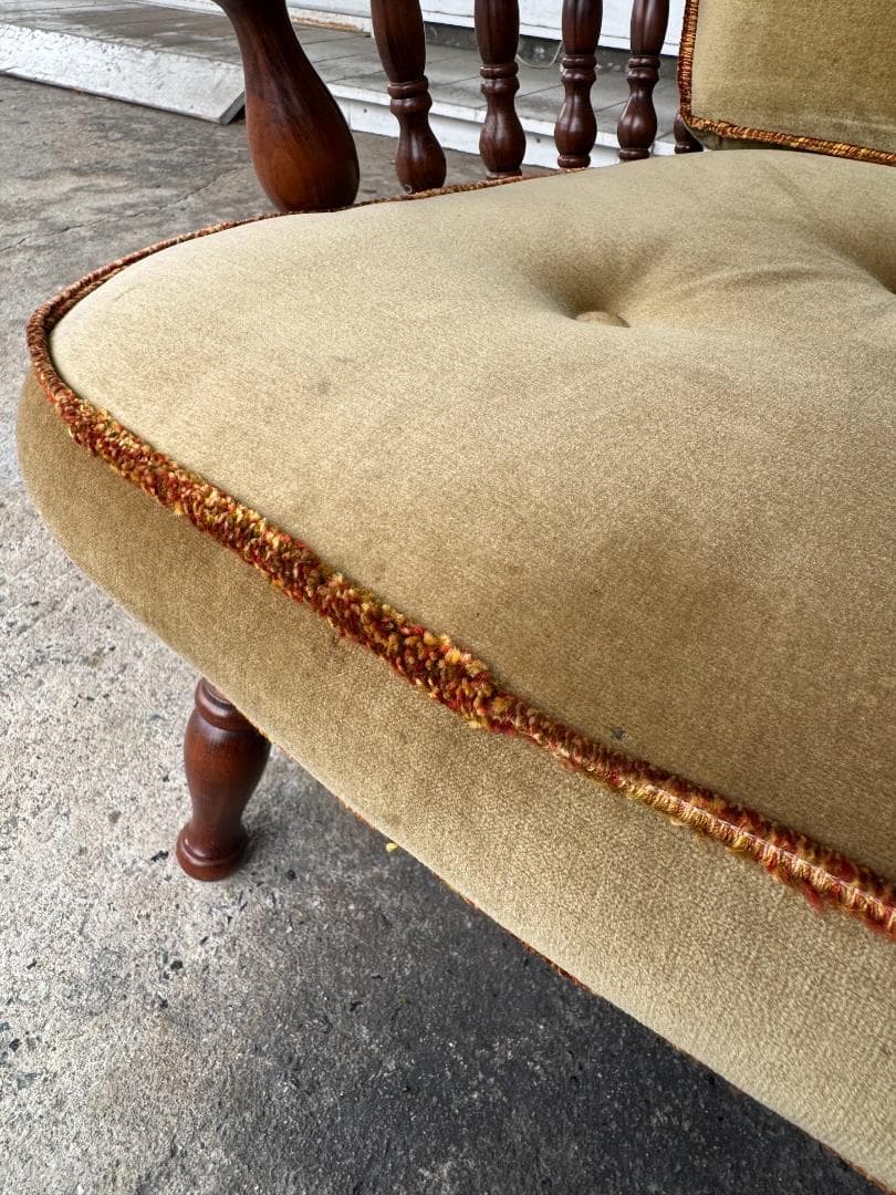 【柏木工】1人掛けソファ アームチェアB 肘付き ラウンジチェア ヴィンテージ