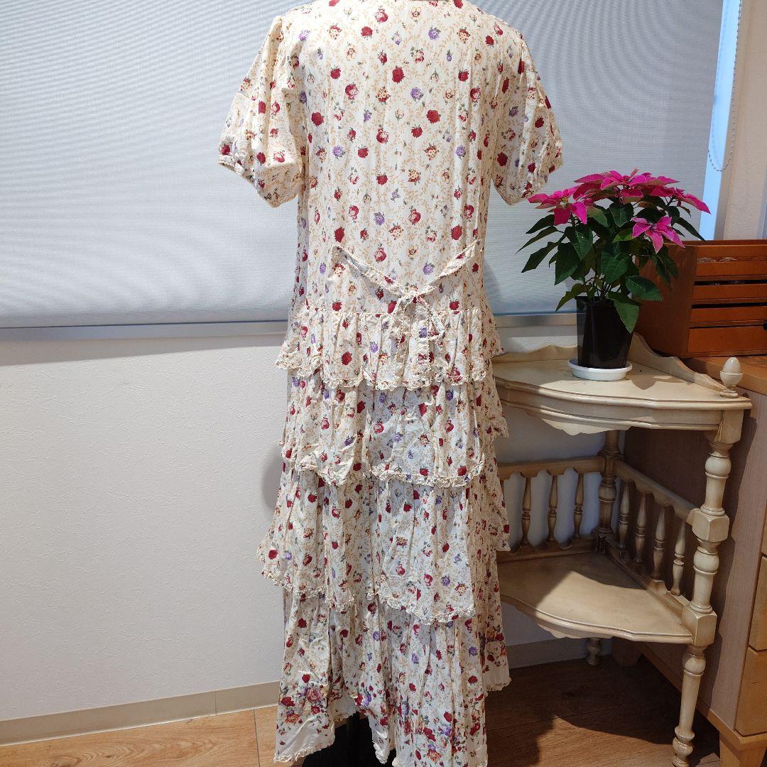 ピンクハウスピコフリルティアードワンピース