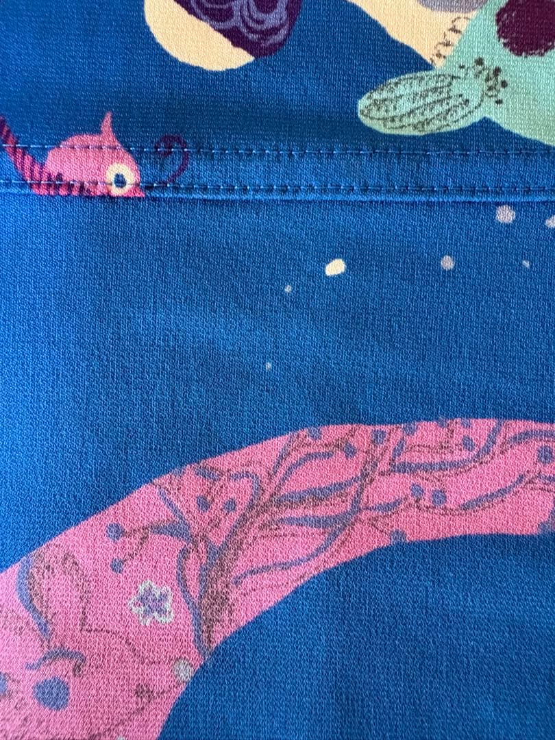 『訳あり』⭐️トクコプルミエヴォル⭐️青地に海の生き物やお魚が描かれたチュニック❣️