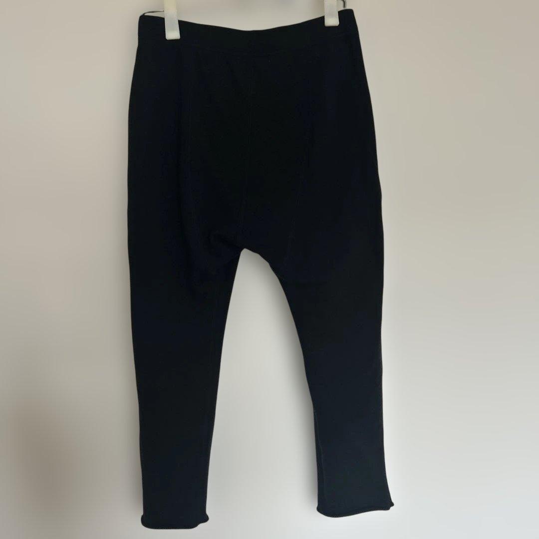 【L'Appartement】サルエル　スウェットパンツ　ブラック　サイズ38