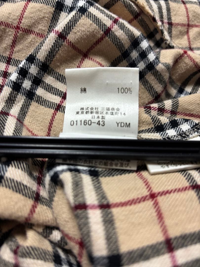 BURBERRY BLUE LABEL チェック柄半袖ワンピース 38