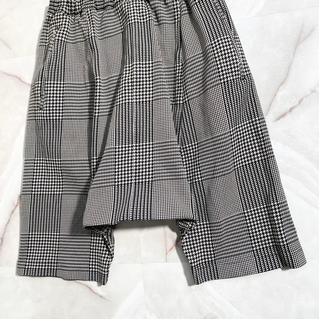 A16631 美品 コムデギャルソンコムデギャルソン　千鳥 ハーフサルエルパンツ
