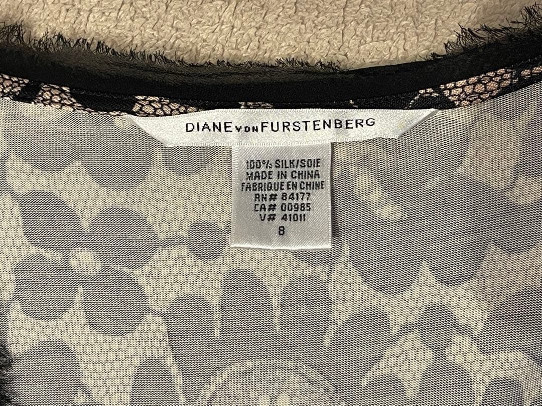 DVF シルクラップドレス