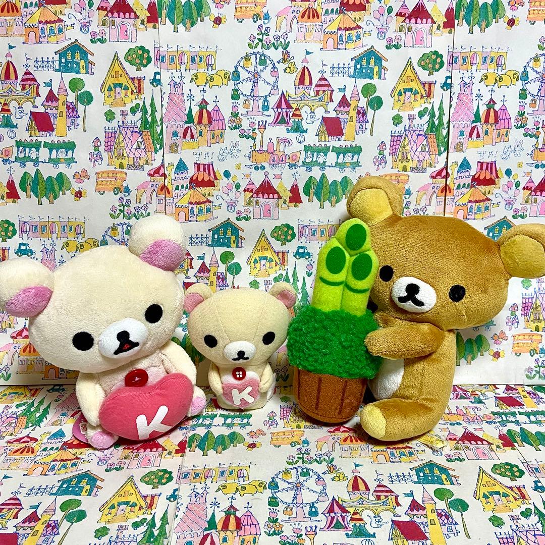 リラックマ まとめ売り リラックマ茶屋団子ぬいぐるみ お重箱 お箸 保冷バッグ他