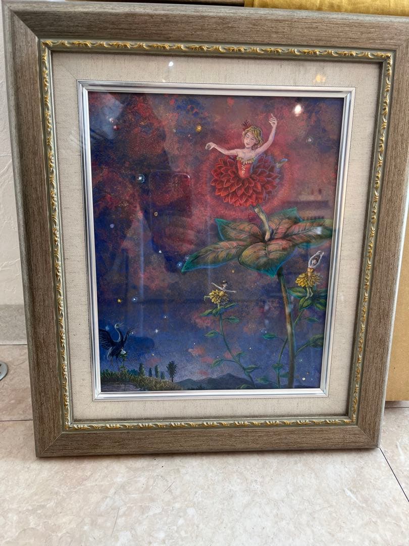 絵画　谷口愛　画伯　F3号　一点物