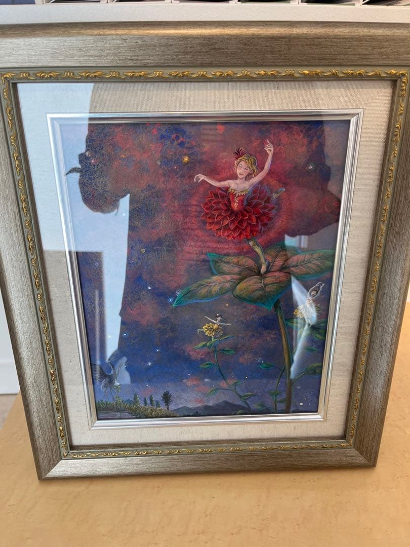 絵画　谷口愛　画伯　F3号　一点物