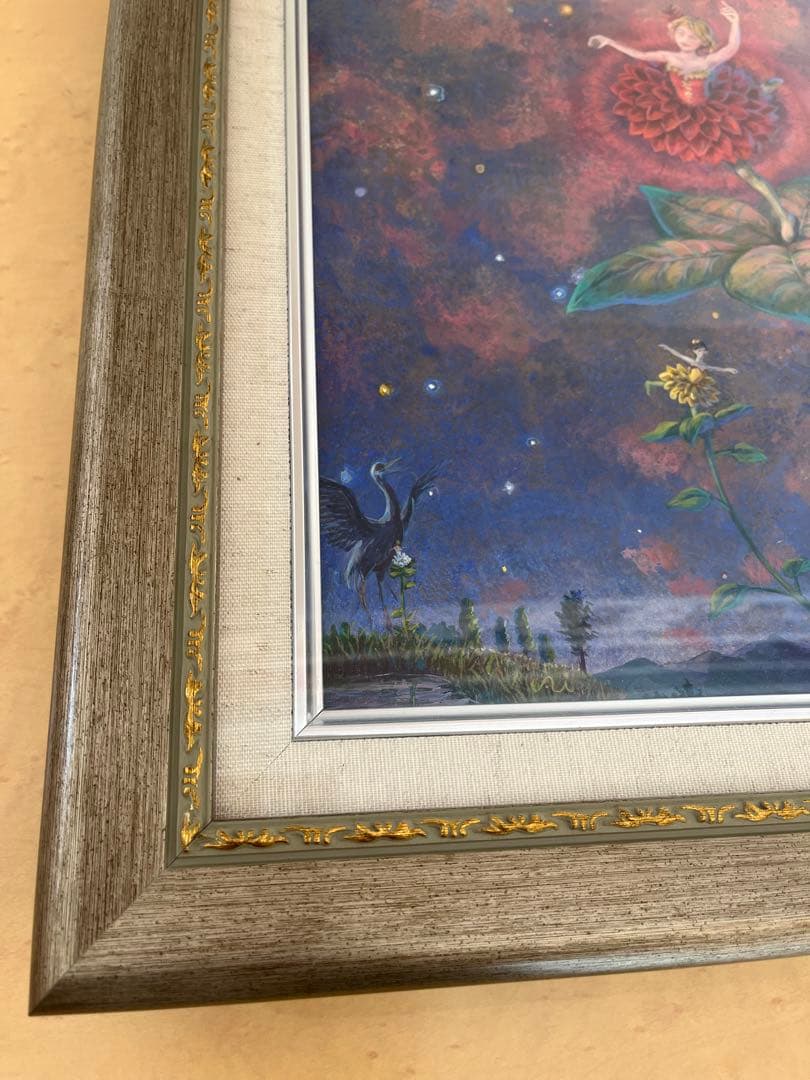 絵画　谷口愛　画伯　F3号　一点物