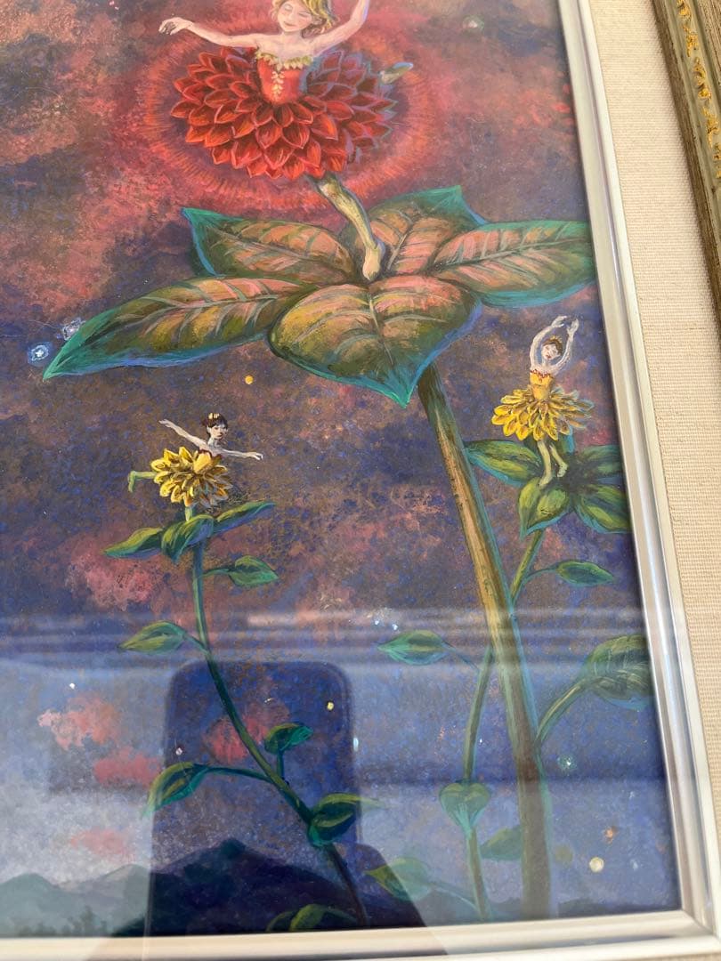 絵画　谷口愛　画伯　F3号　一点物