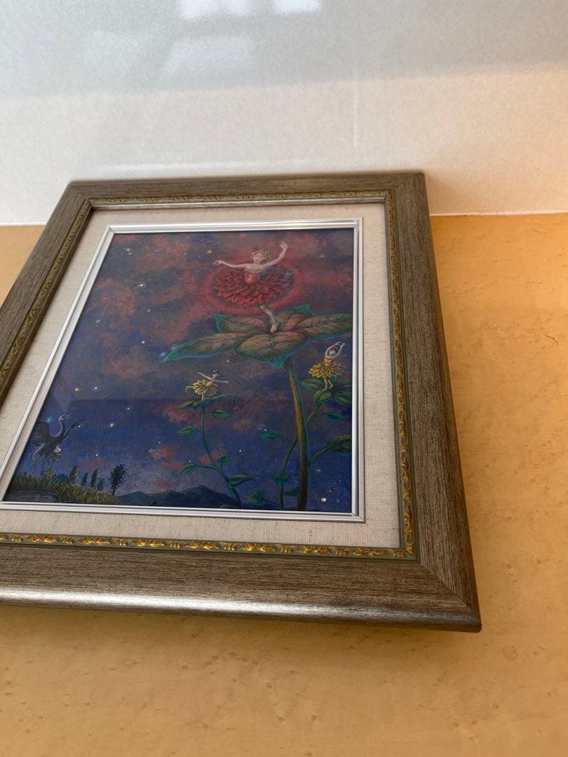 絵画　谷口愛　画伯　F3号　一点物