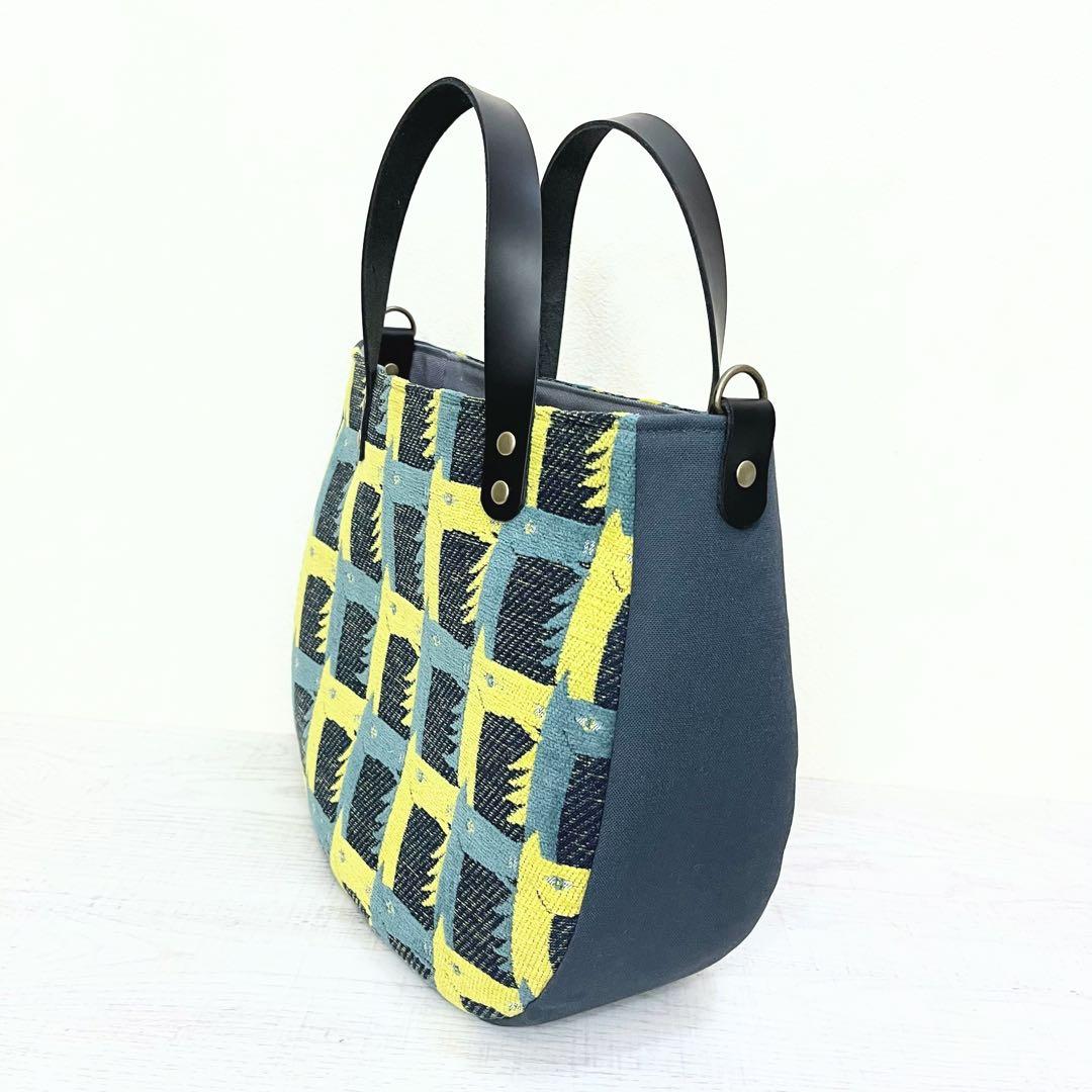 ミナペルホネン　ハンドメイド　トートバッグ　thoroughbred