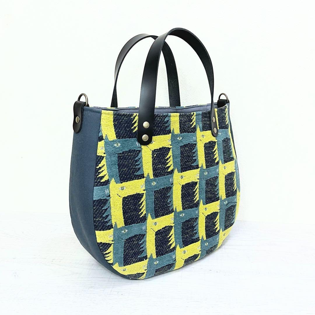 ミナペルホネン　ハンドメイド　トートバッグ　thoroughbred