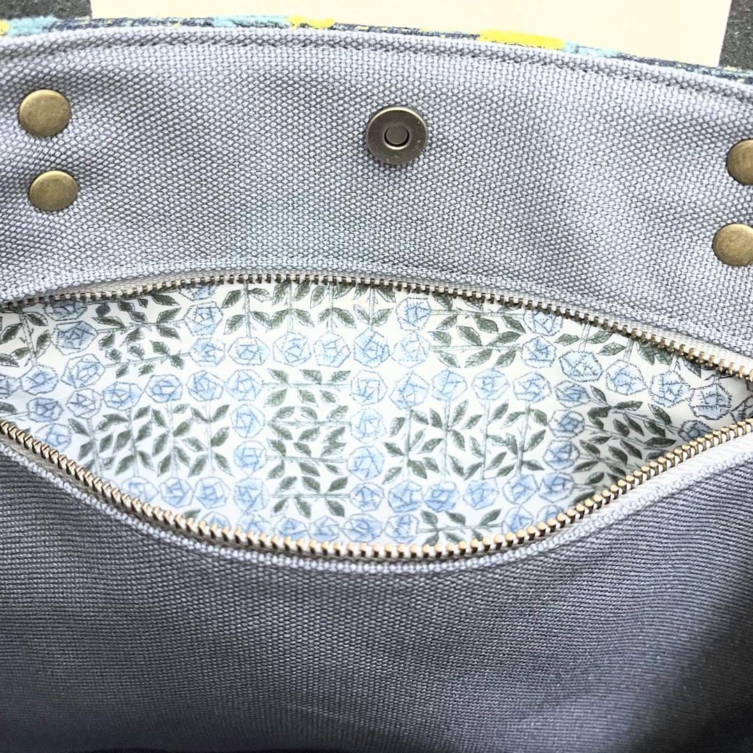 ミナペルホネン　ハンドメイド　トートバッグ　thoroughbred