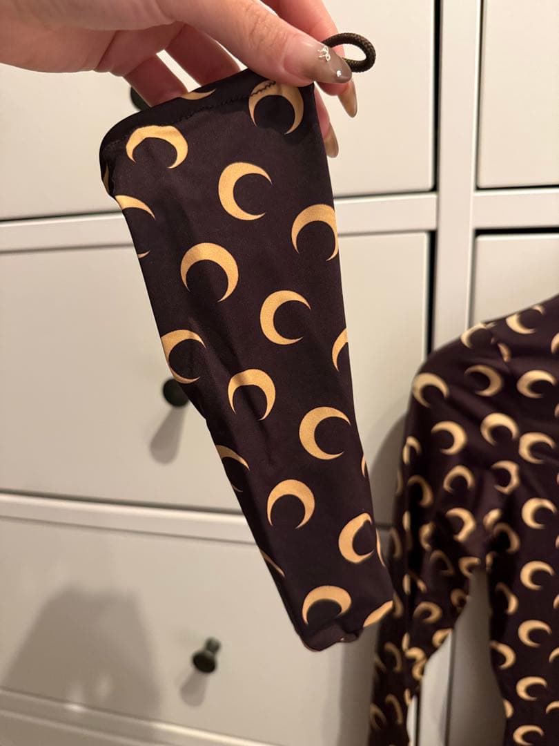 marine serre second skin tops ブラック Sサイズ