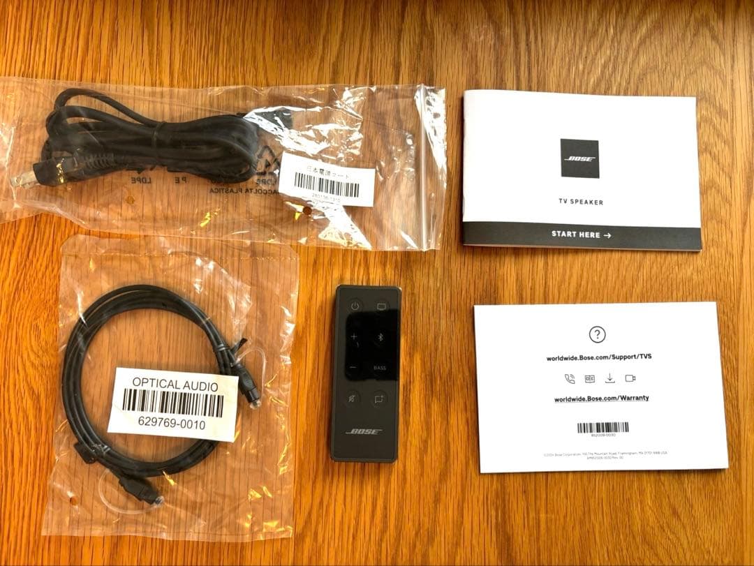 【未使用品】BOSE TVスピーカー BLK100VJP シングル ボーズ