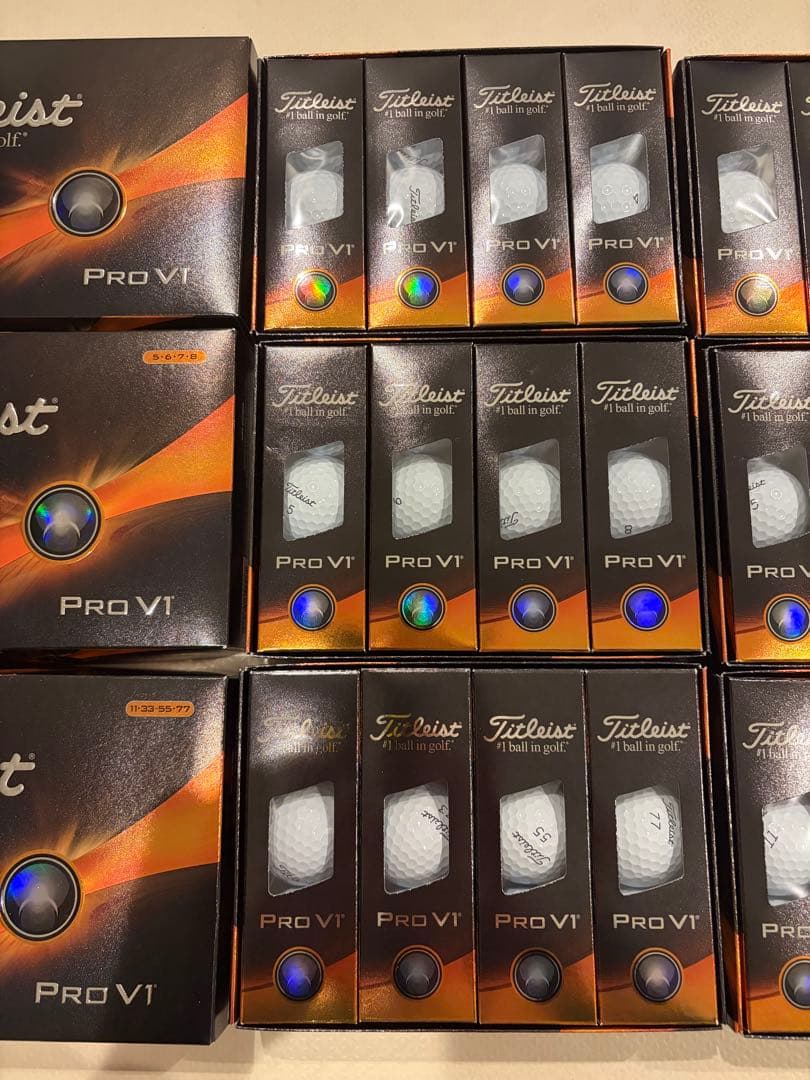 Titleist Pro V1 ゴルフボール72球　6箱セット