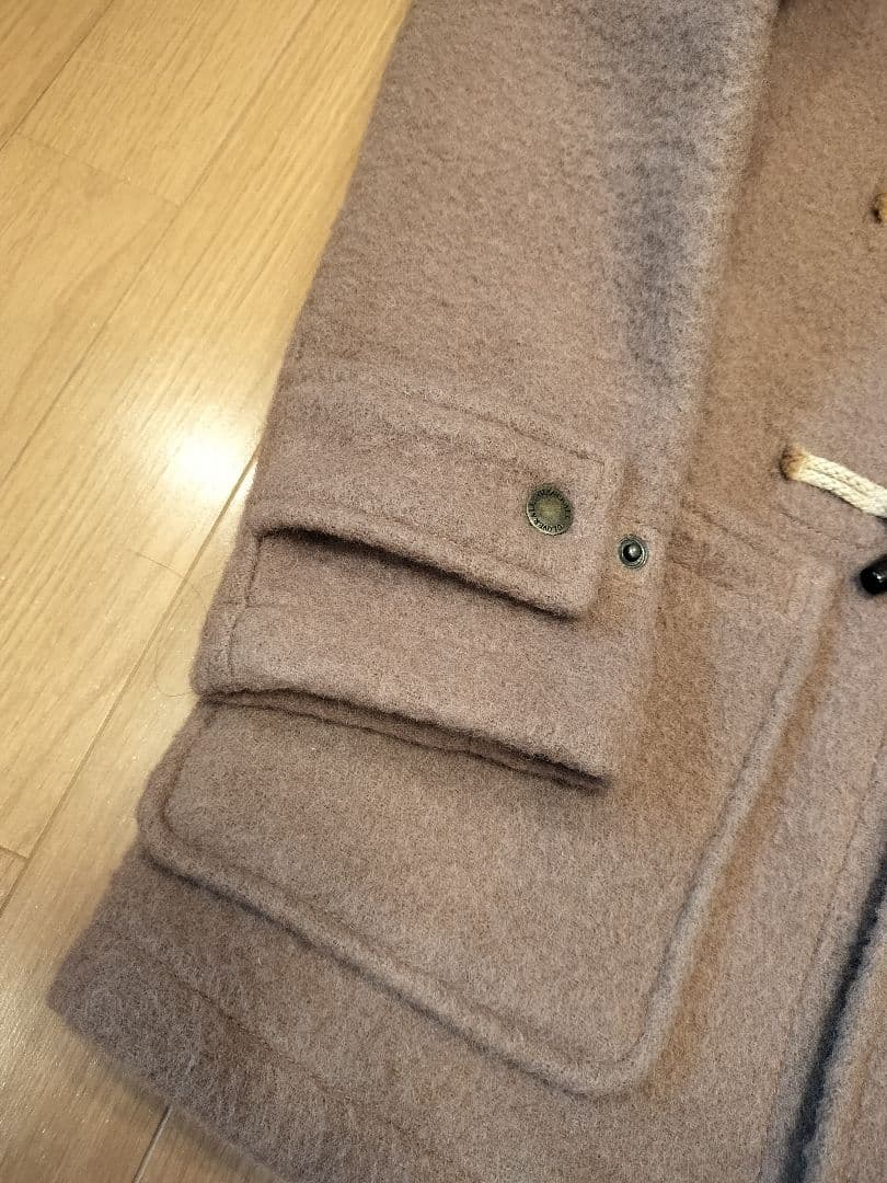 【美品】グローバーオール ダッフルコート モンティ キャメル 36 ミドル丈
