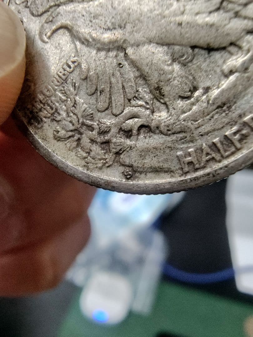 銀貨22枚セットリバティウォーキング ハーフダラー S刻印11枚&無刻印11枚