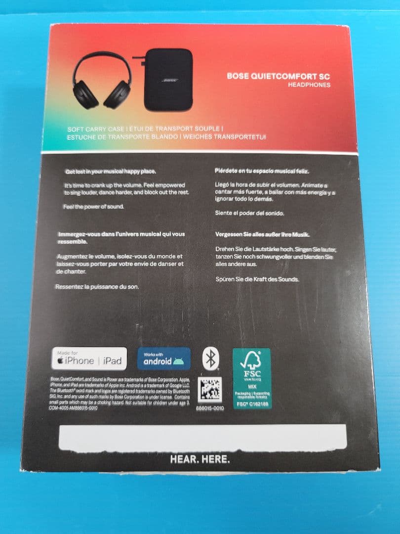 ヘッドホン Bose QuietComfort SC Headphones