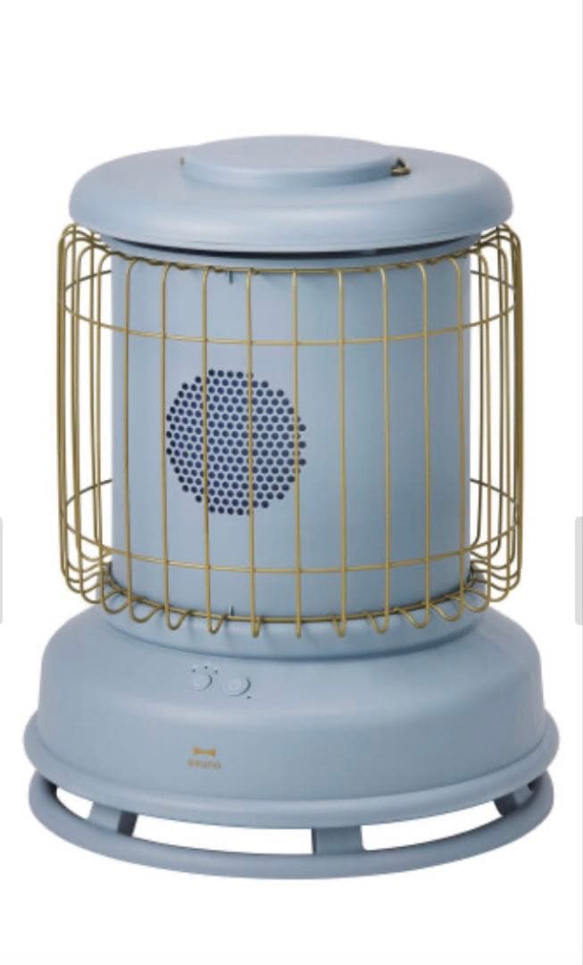 ブルーノ　BRUNO 全方位型ファンヒーター　Classic stoveブルー