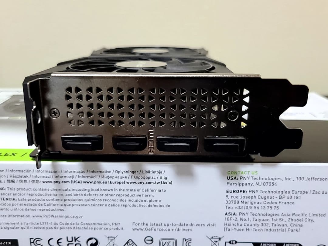 グラフィックボード・グラボ・ビデオカード PNY GeForce RTX 4060 8GB VERTO