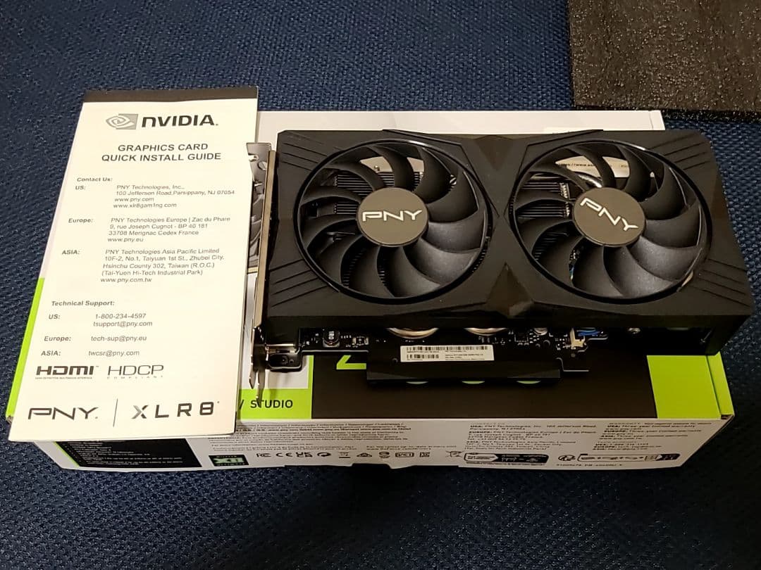 グラフィックボード・グラボ・ビデオカード PNY GeForce RTX 4060 8GB VERTO