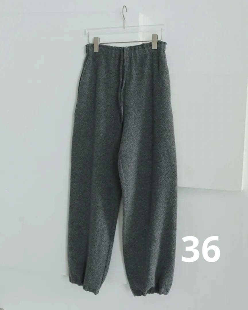 【1/20迄】新品未使用Wool Drawstring Pantsアンヌーク36