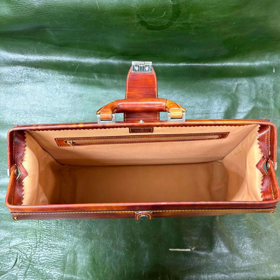 日本製牛革 ダレスバッグ 本革 レザーブリーフケース ビジネス 茶 ヴィンテージ