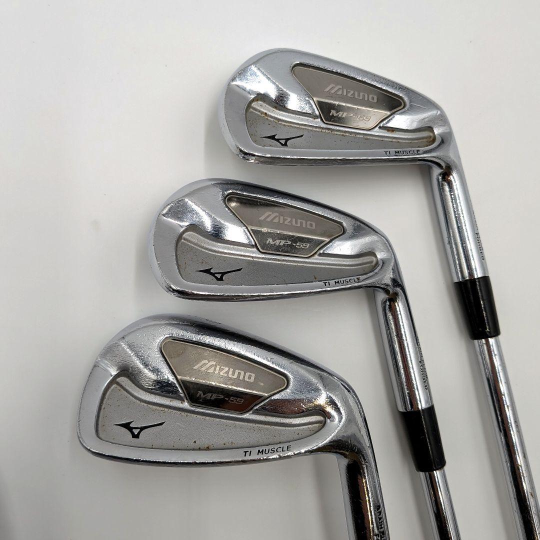 MIZUNO MP-59 アイアンセット 6本 TI MUSCLE GRAIN