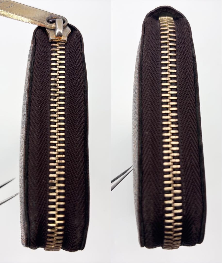 ルイ・ヴィトン N41661 ダミエ ジッピーウォレット ラウンドジップ 長財布