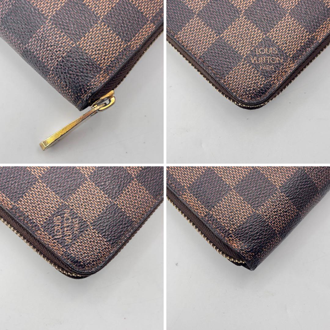 ルイ・ヴィトン N41661 ダミエ ジッピーウォレット ラウンドジップ 長財布