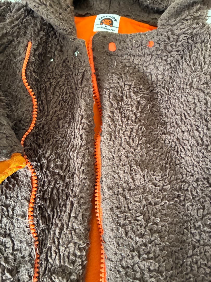 BAPE KIDS フリースロンパース 80cm